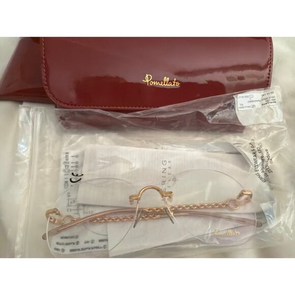 New Pomellato gold optical frames PM01150